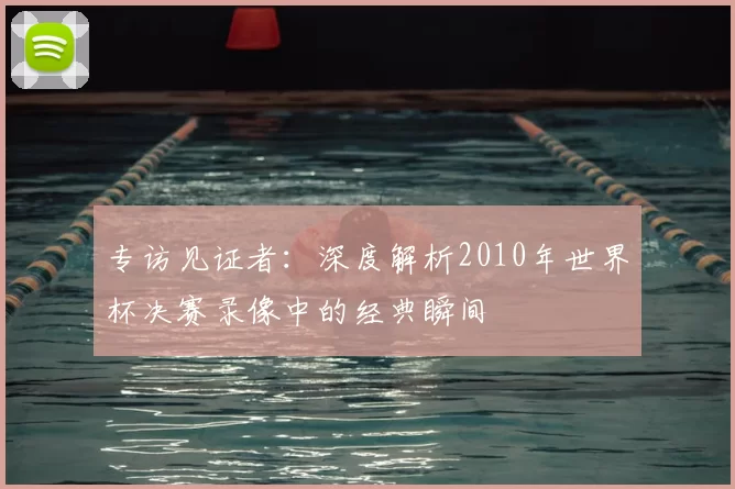 专访见证者：深度解析2010年世界杯决赛录像中的经典瞬间