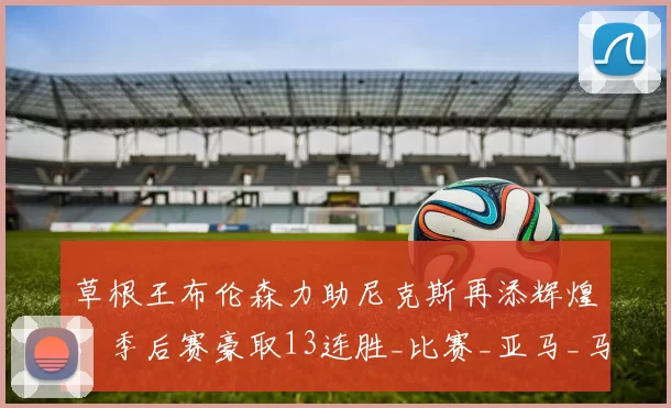 草根王布伦森力助尼克斯再添辉煌，季后赛豪取13连胜_比赛_亚马_马刺