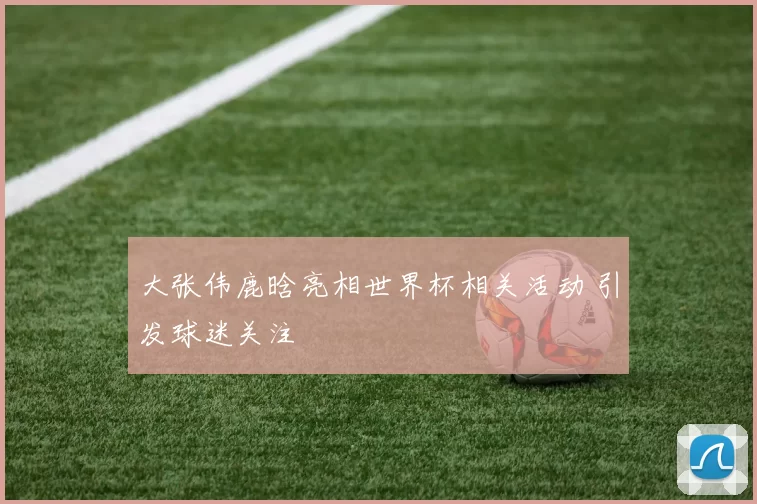大张伟鹿晗亮相世界杯相关活动 引发球迷关注