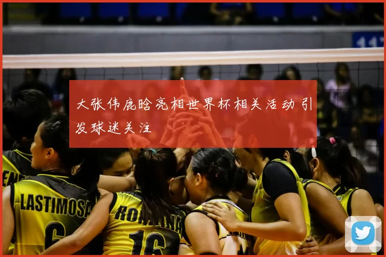 大张伟鹿晗亮相世界杯相关活动 引发球迷关注